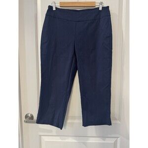 Dana Buchman Navy  Womens Pants Size Small Rayon Nylon Spandex